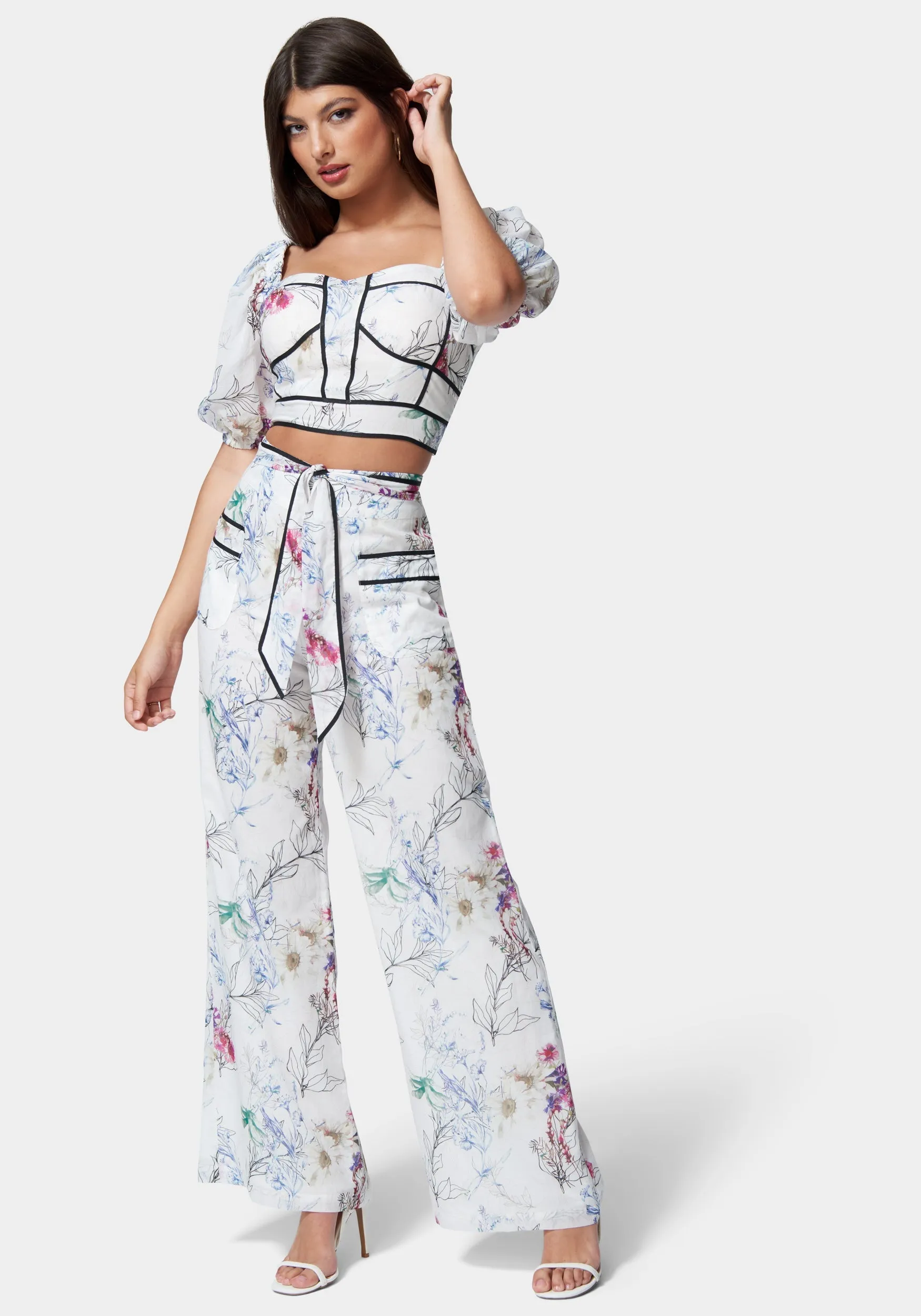 Printed Bustier With Contrast Taping sold by Bebe product image thumbnail 2