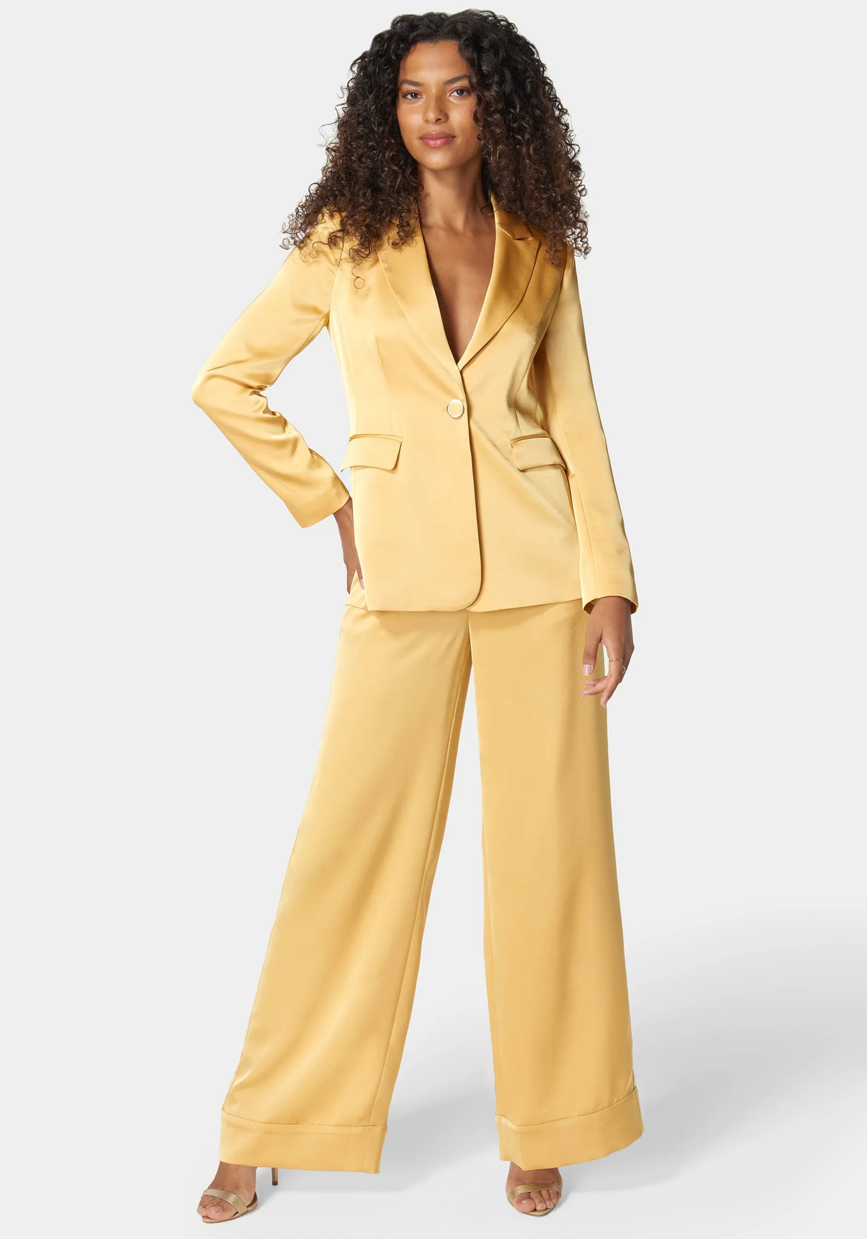 High Waist Ultra Wide Leg Pant sold by Bebe product image thumbnail 3