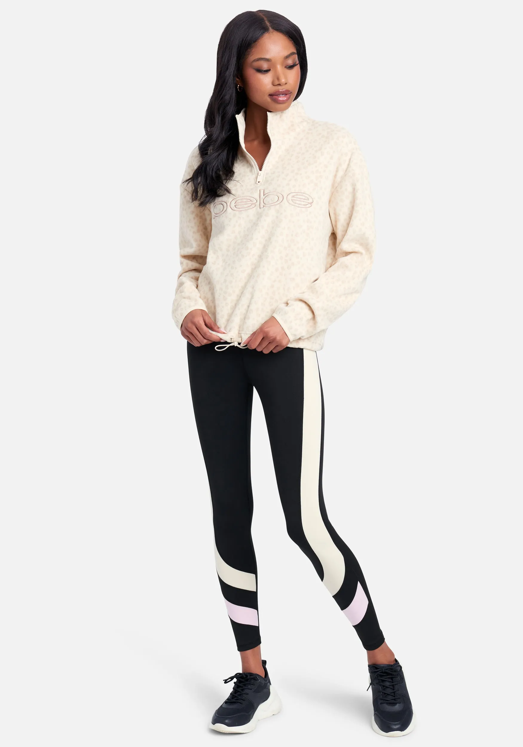 Bebe Sport Color Block Legging sold by Bebe product image thumbnail 2