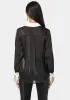 Liquid Chiffon Satin Combo Blouse sold by Bebe