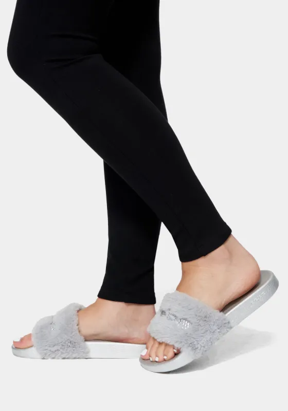 Furiosa Faux Fur Slides sold by Bebe