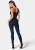 High Waist Knit Combo Skinny Jeans sold by Bebe
