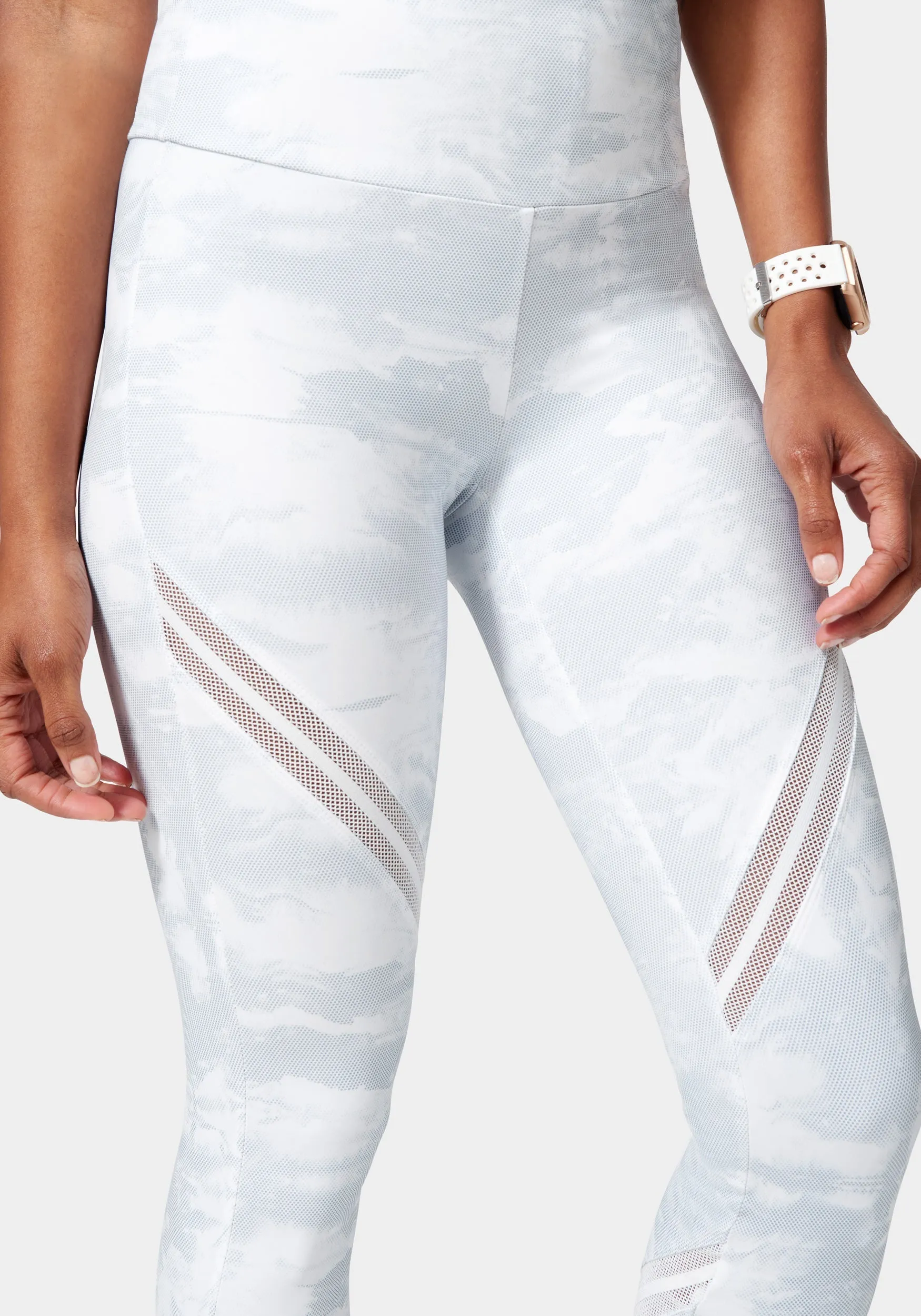 Bebe Logo Legging With Mesh Detail sold by Bebe product image thumbnail 4