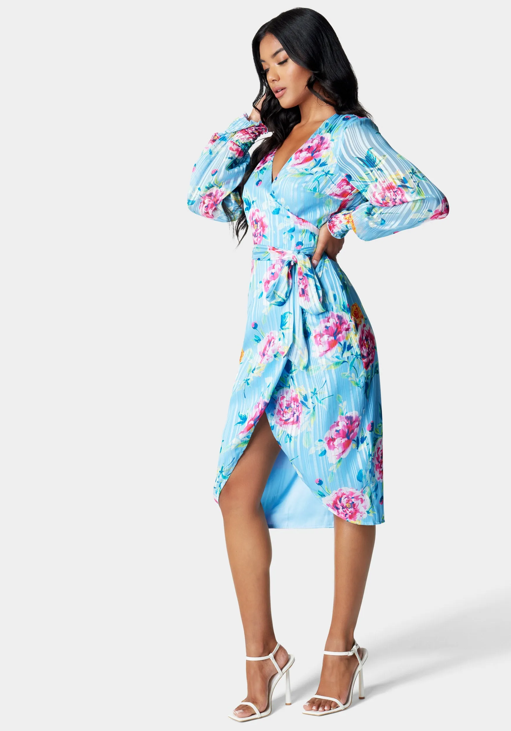 Sparkle Wrap Dress sold by Bebe product image thumbnail 2