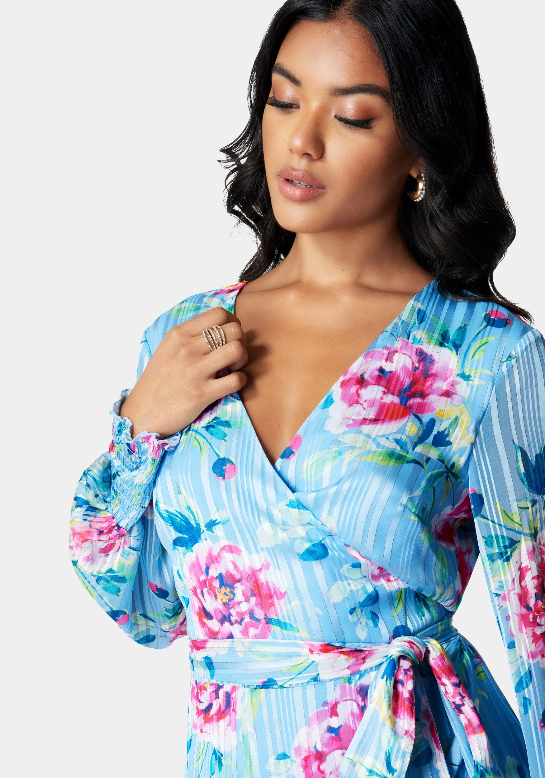 Sparkle Wrap Dress sold by Bebe product image thumbnail 4