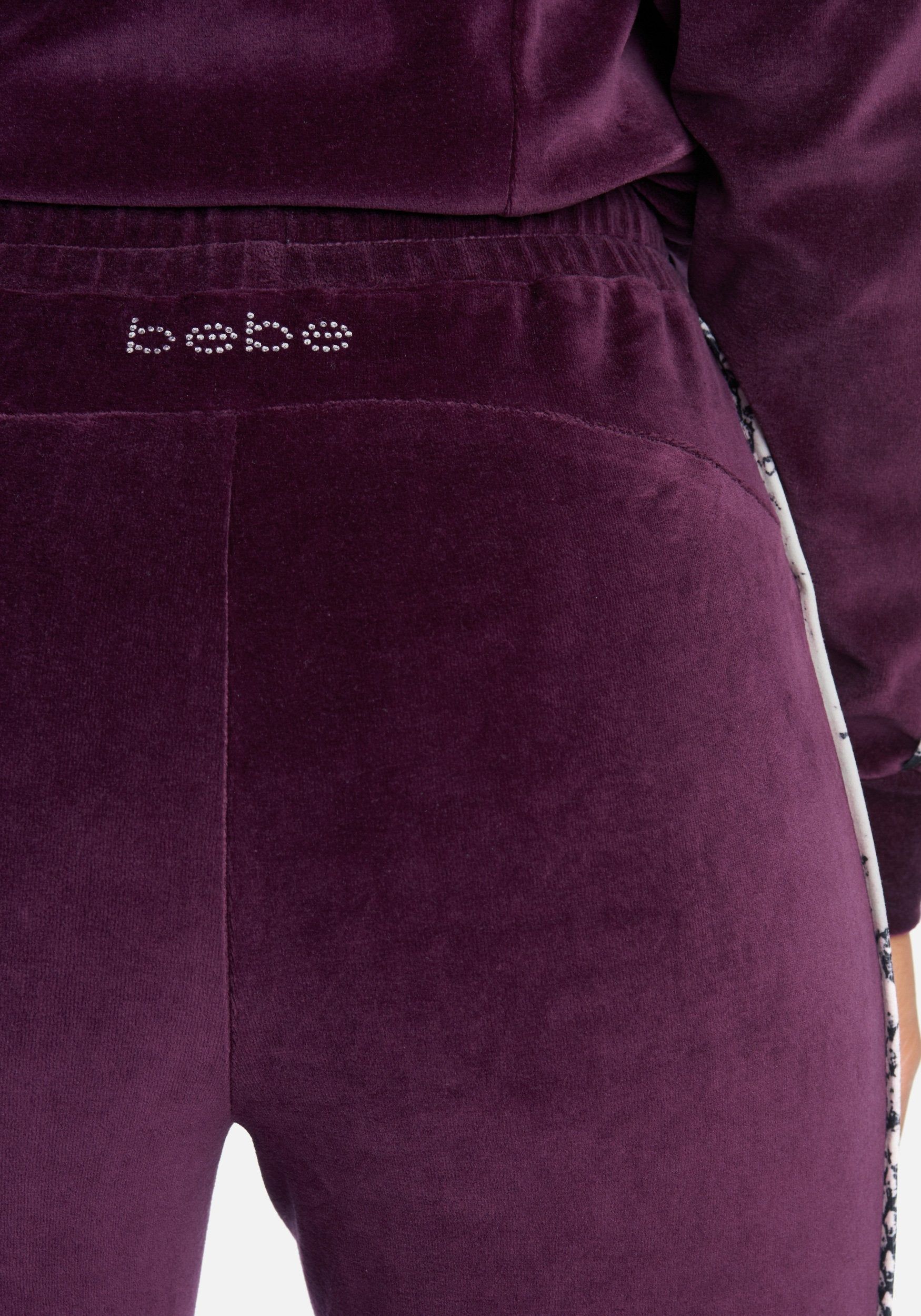 Bebe Logo Velour Jogger Pant sold by Bebe product image thumbnail 4