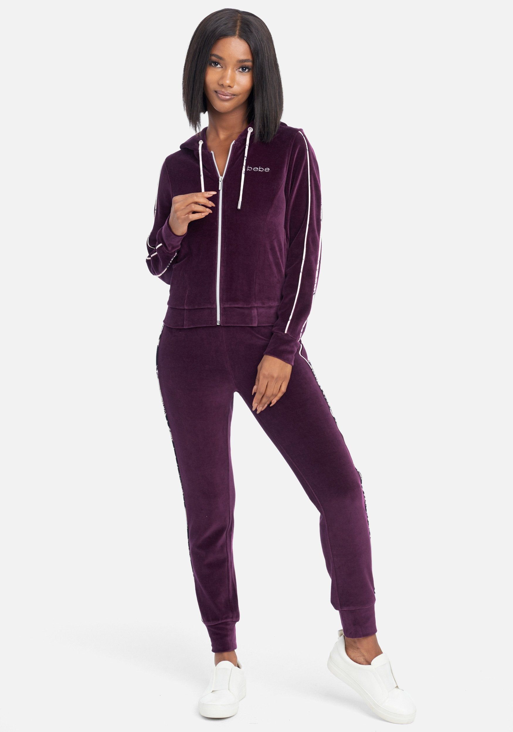 Bebe Logo Velour Jogger Pant sold by Bebe product image thumbnail 2