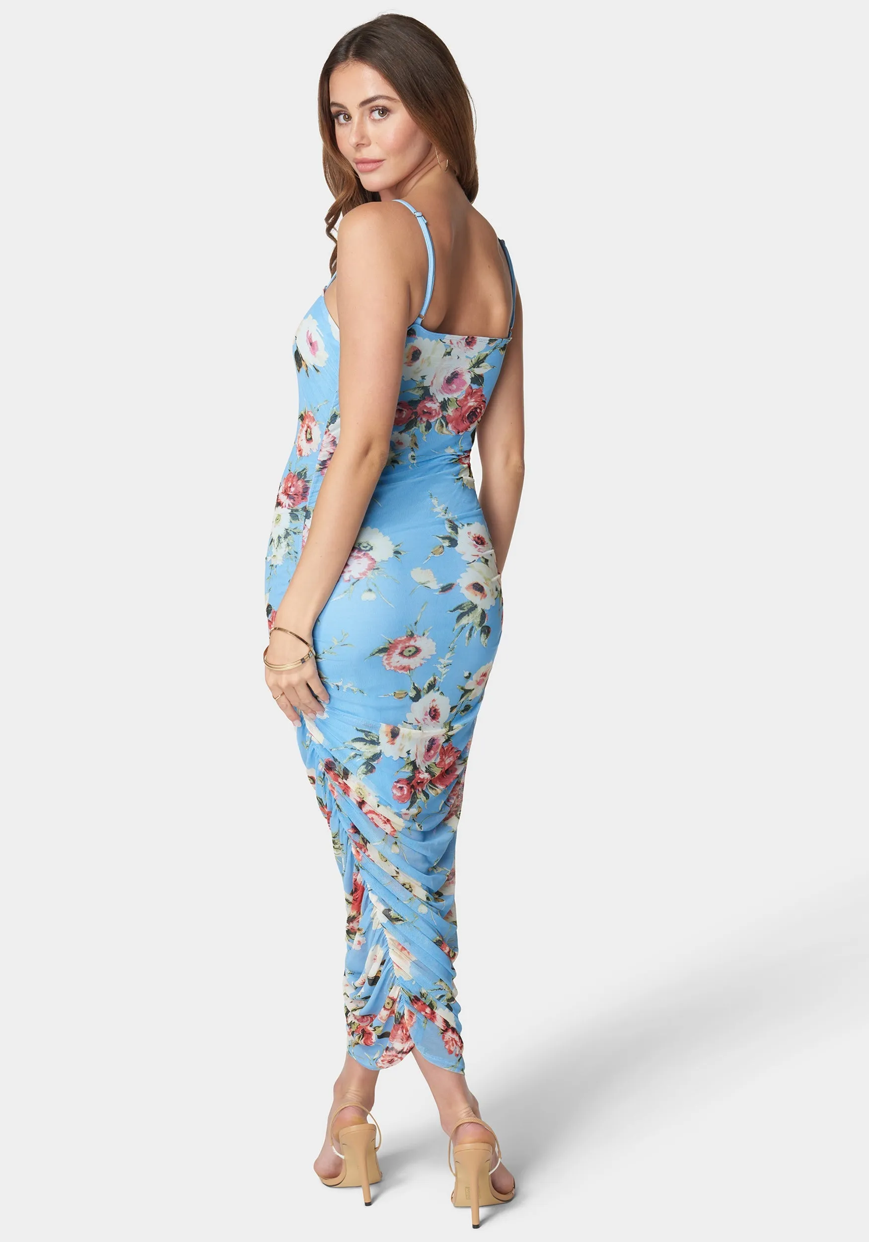 Floral Tube Mesh Dress sold by Bebe product image thumbnail 3