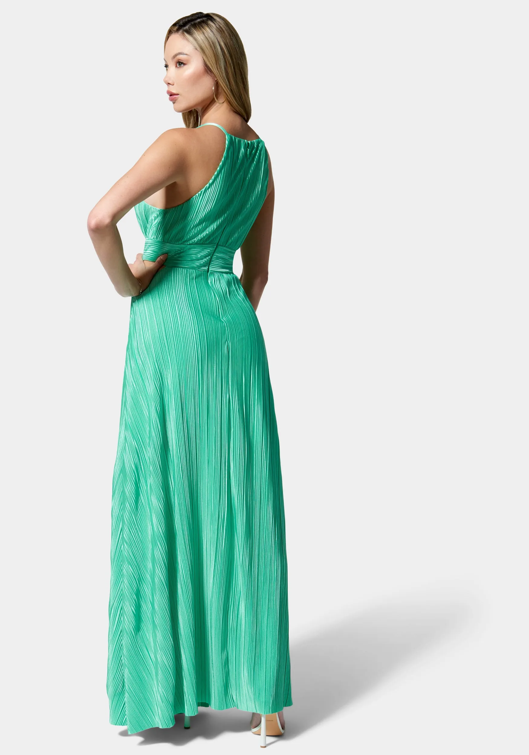 Knit Plisse Cutout Maxi sold by Bebe product image thumbnail 3