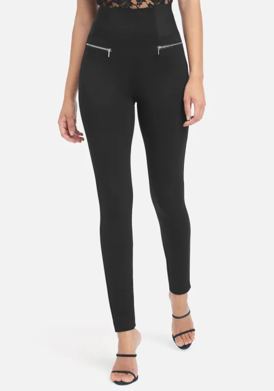 High Waist Zipper Pocket Legging sold by Bebe
