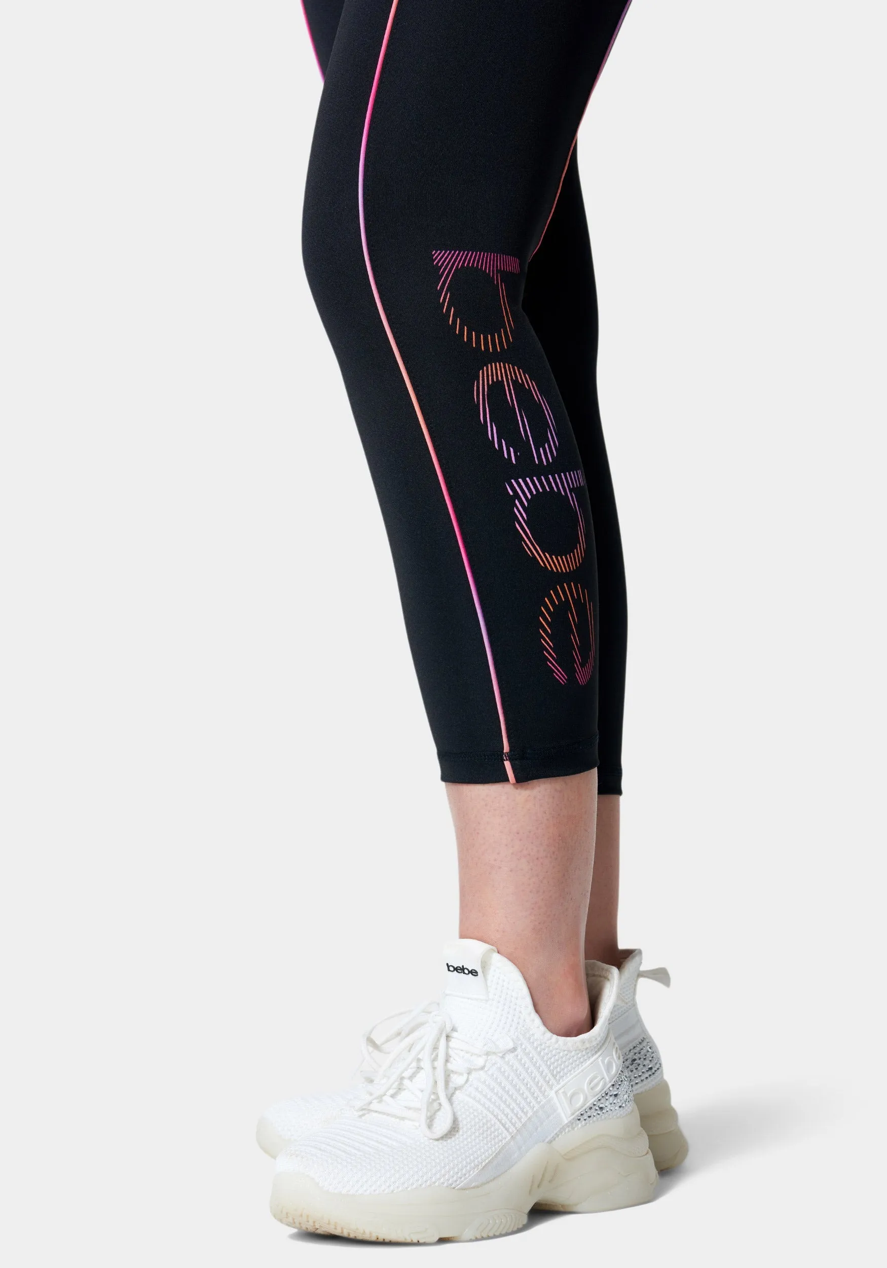 Gradient Bebe Logo Ankle Legging sold by Bebe product image thumbnail 4