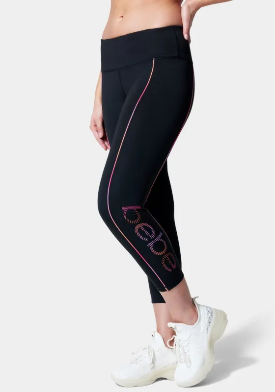 Gradient Bebe Logo Ankle Legging made by Bebe