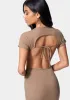 Open Back Mini Dress sold by Bebe
