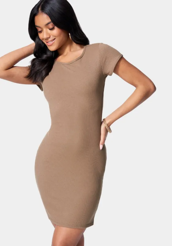 Open Back Mini Dress sold by Bebe