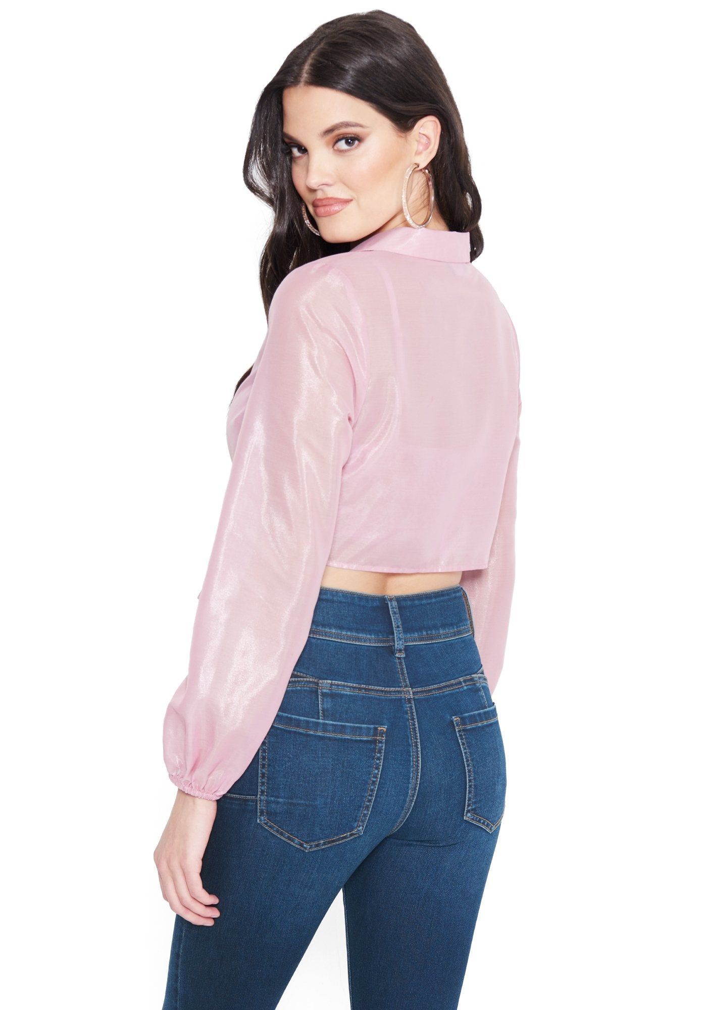 Organza Tie Front Top sold by Bebe product image thumbnail 3