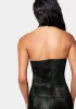 Vegan Leather Cross Front Top sold by Bebe