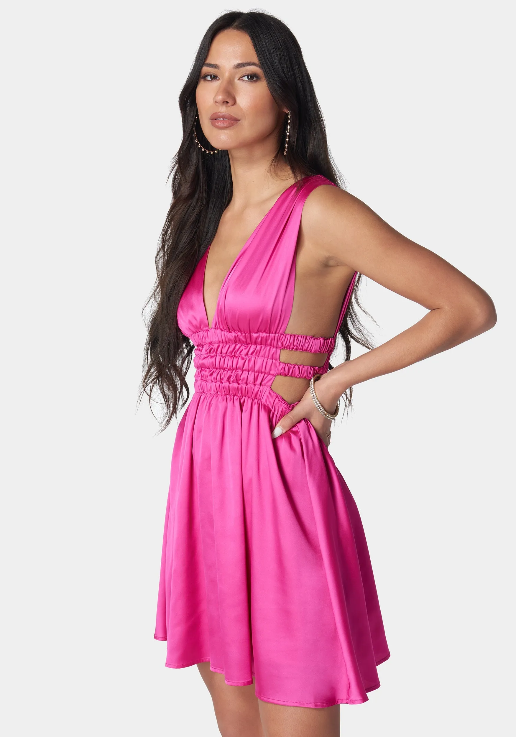 Elastic Waist Skater Dress sold by Bebe product image thumbnail 2