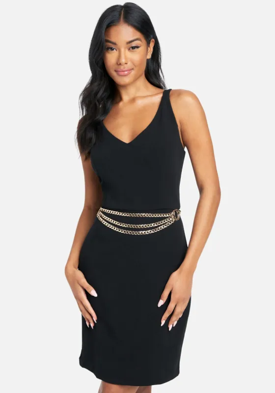 Gold-Tone Layered Chain Belt sold by Bebe