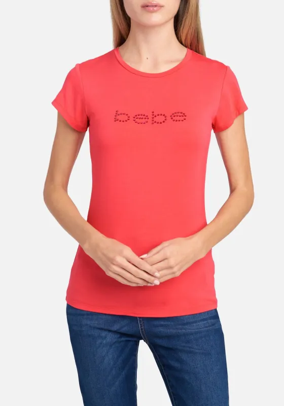 Bebe Logo Tonal Rhinestone Tee sold by Bebe