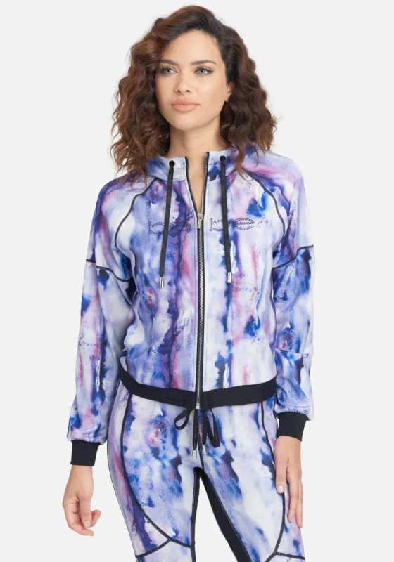 Bebe Logo Printed Zip Up Jacket sold by Bebe