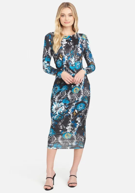 Cowl Back Midi Dress sold by Bebe