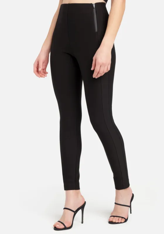 Ponte Zipper Detail Legging sold by Bebe