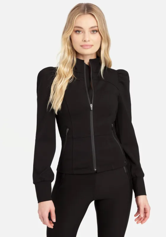 Ponte Zipper Detail Jacket sold by Bebe