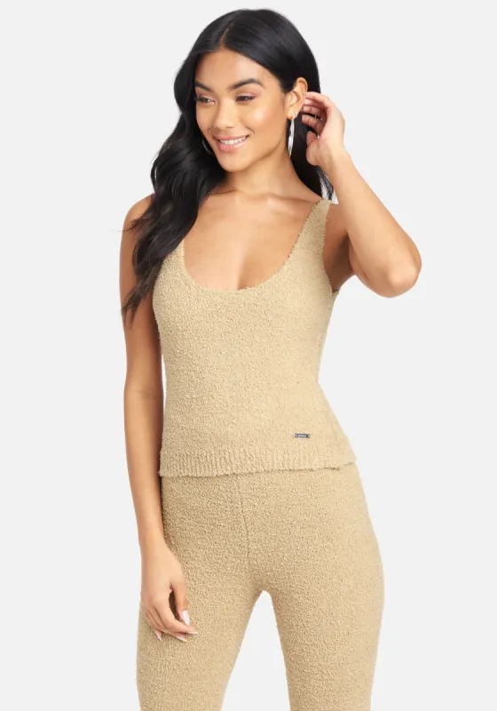 Chenille Knit Tank Top sold by Bebe