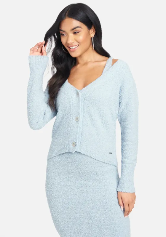 Chenille Knit Cardigan sold by Bebe