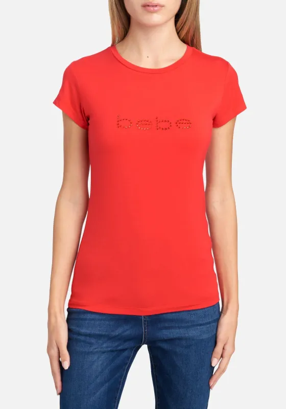 Bebe Logo Rhinesone Tee sold by Bebe