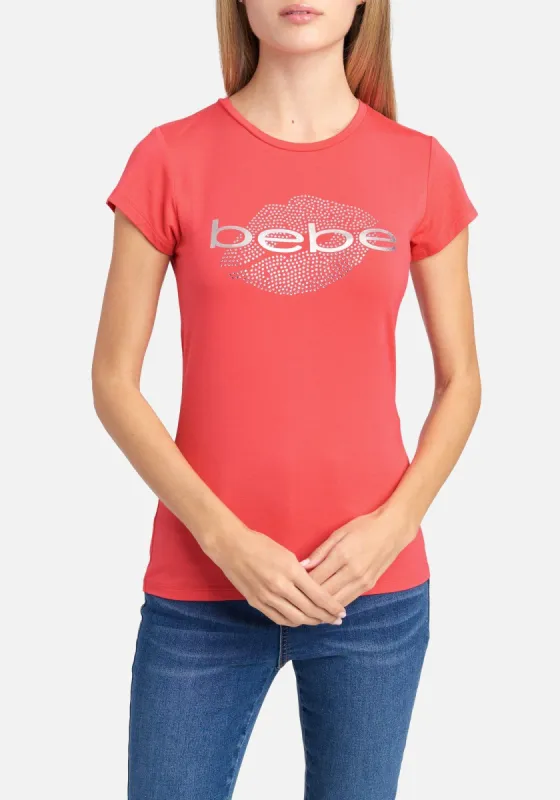 Bebe Logo Lip Tee sold by Bebe