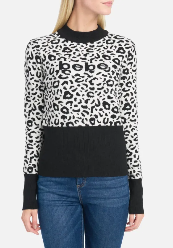 Bebe Logo Printed Sweater sold by Bebe
