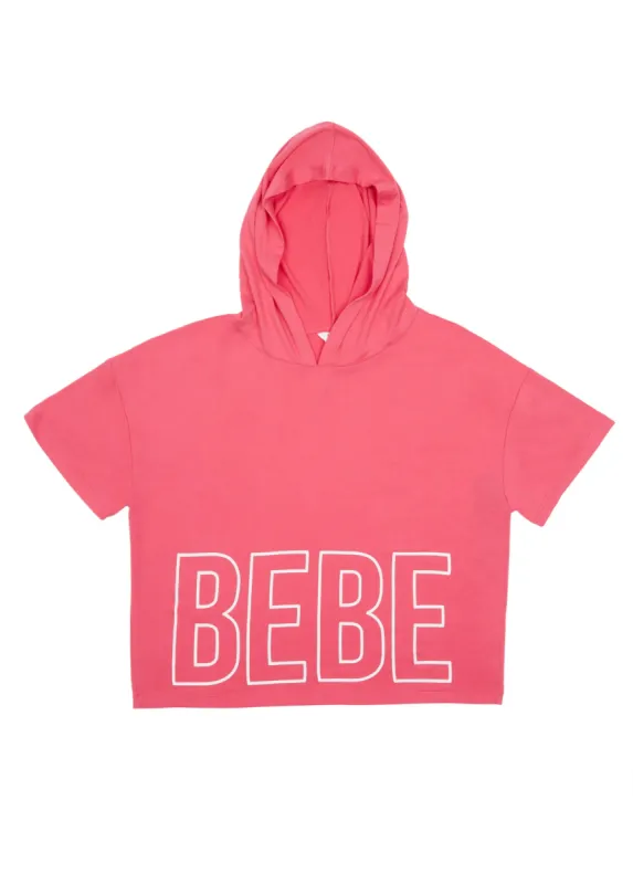 Girls Logo Hooded Tee made by Bebe