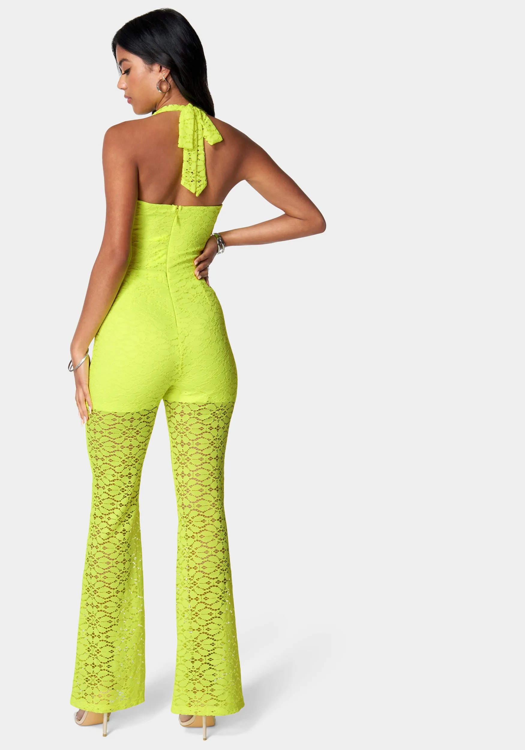 Halter Lace Jumpsuit sold by Bebe product image thumbnail 3
