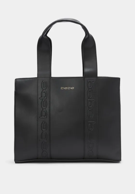 Hana Polyurethane Tote sold by Bebe
