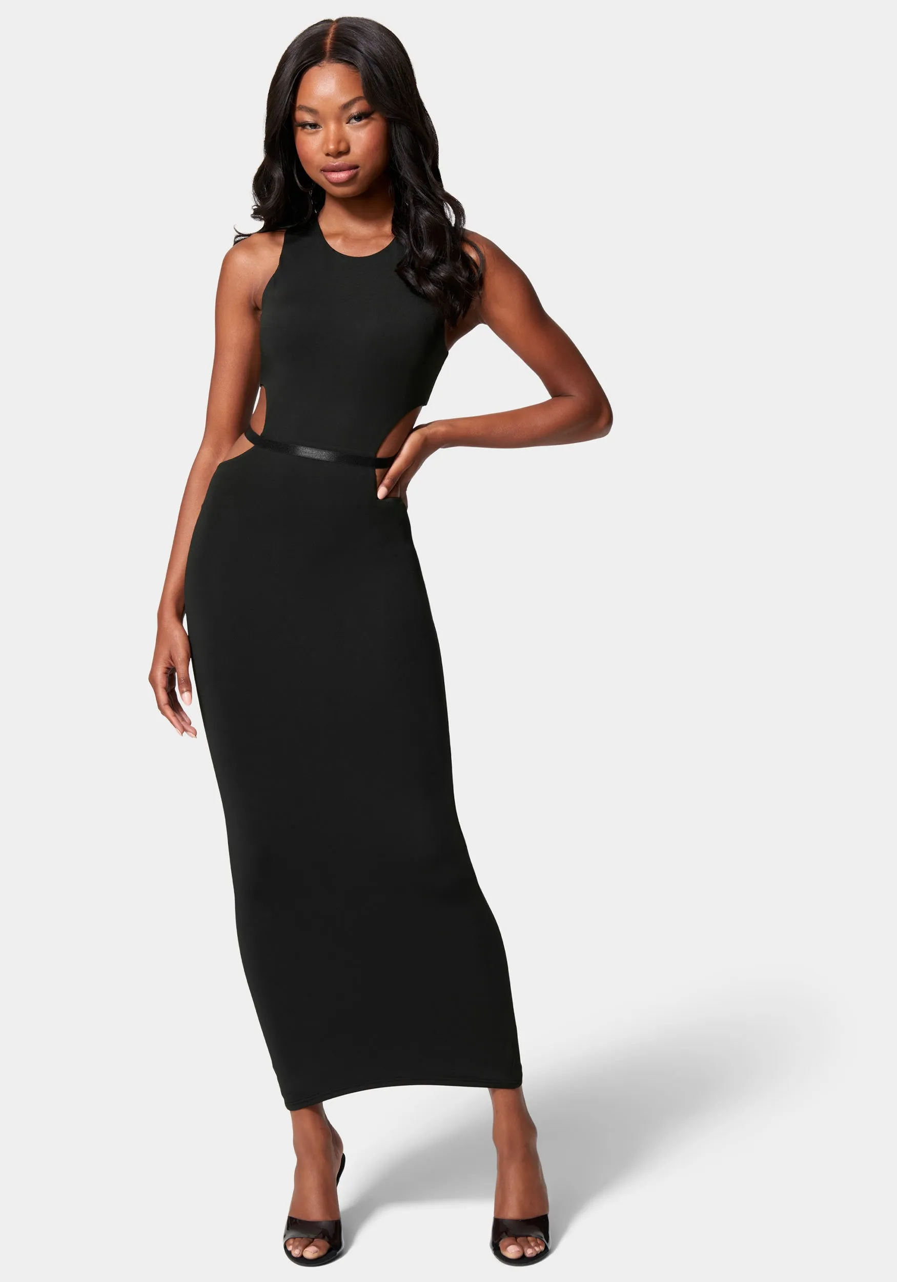 Slinky Side Cutout Midi Dress sold by Bebe