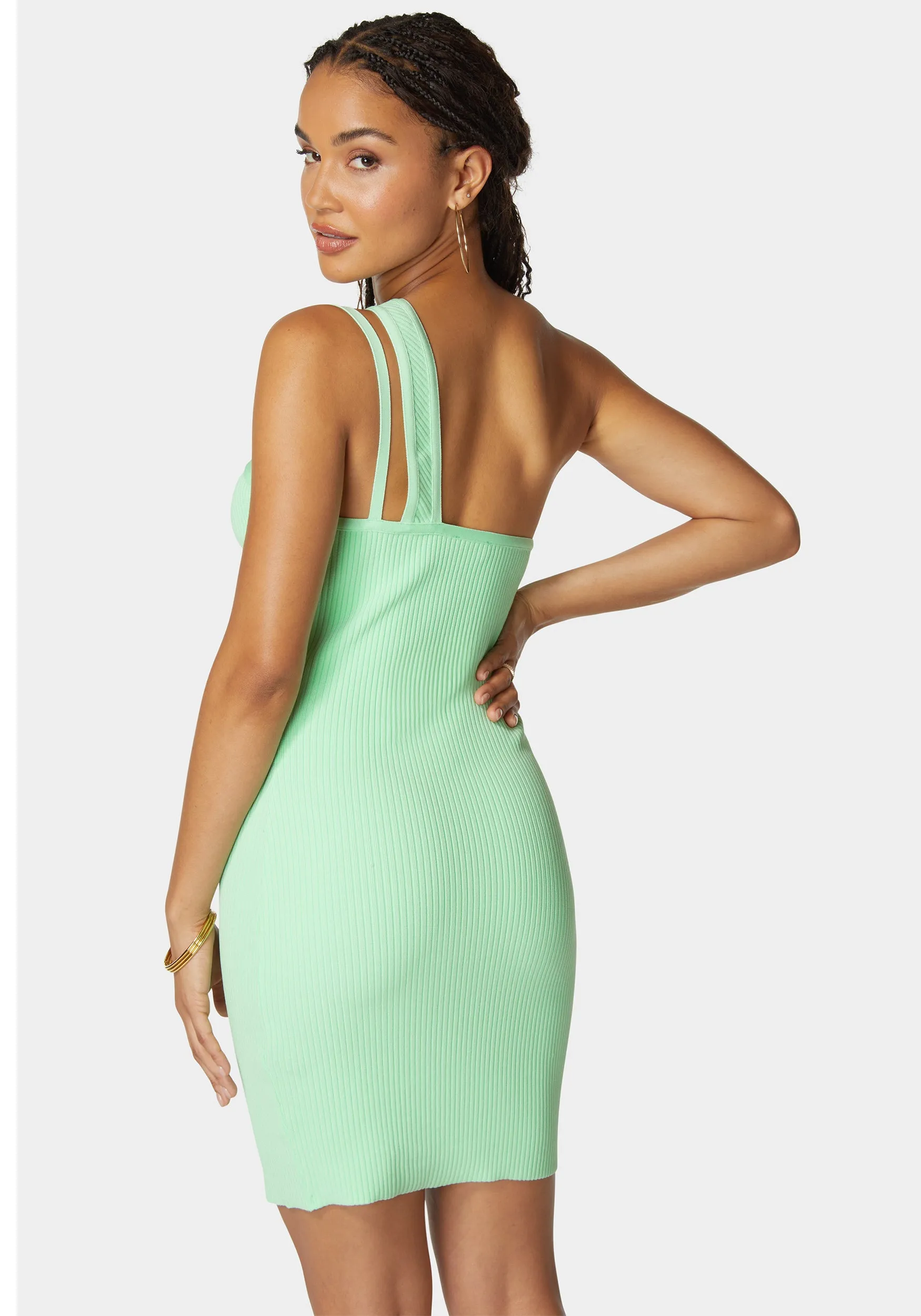 One Shoulder Bandage Dress sold by Bebe product image thumbnail 3