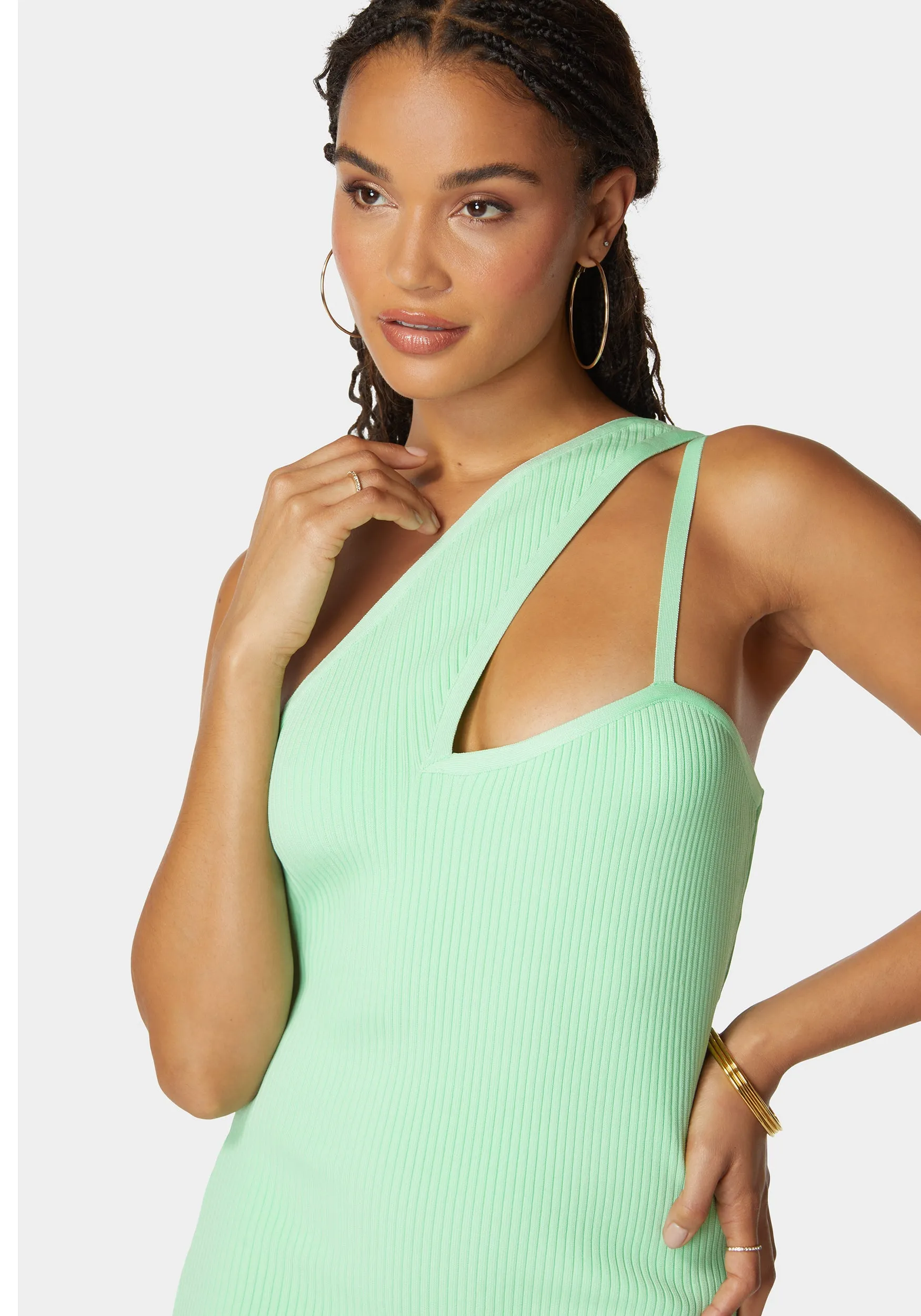 One Shoulder Bandage Dress sold by Bebe product image thumbnail 4
