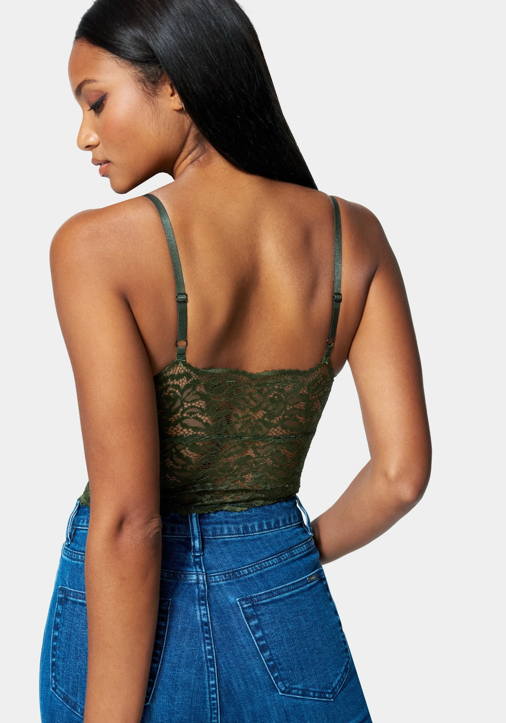 Scallop Trim Lace Bralette sold by Bebe product image thumbnail 3
