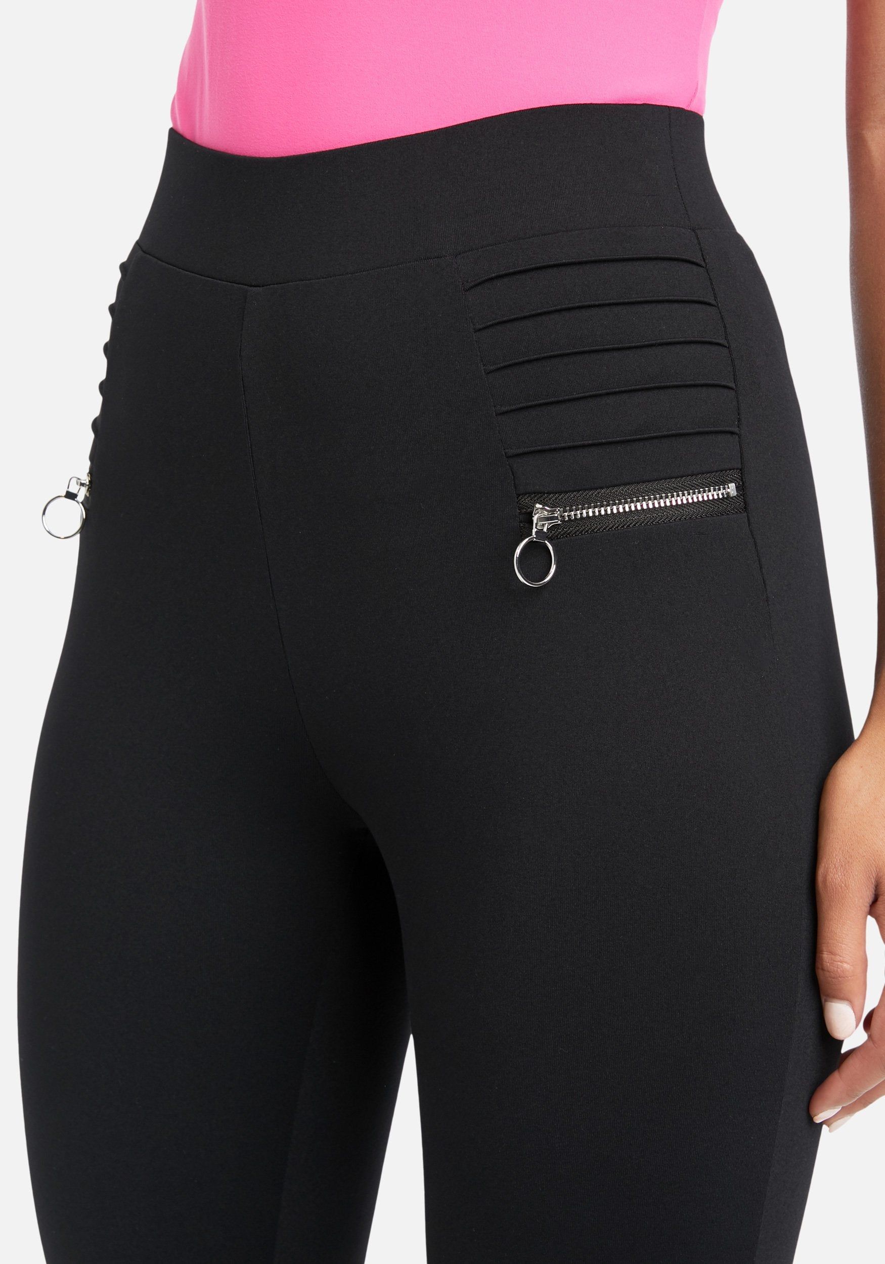 Pin Tuck Detail Knit Leggings sold by Bebe product image thumbnail 4