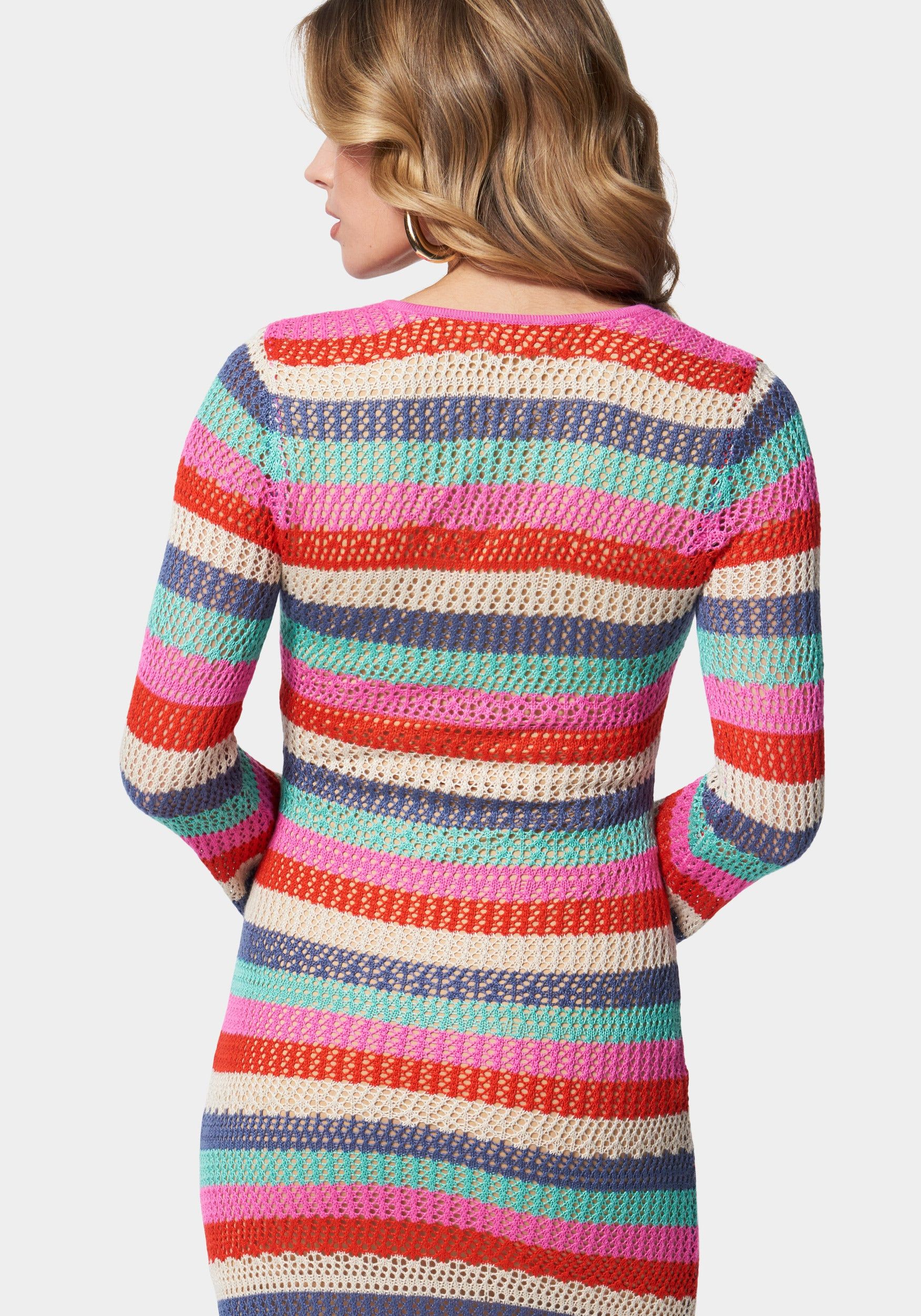 Crochet Ring Detail Sweater Dress sold by Bebe product image thumbnail 4