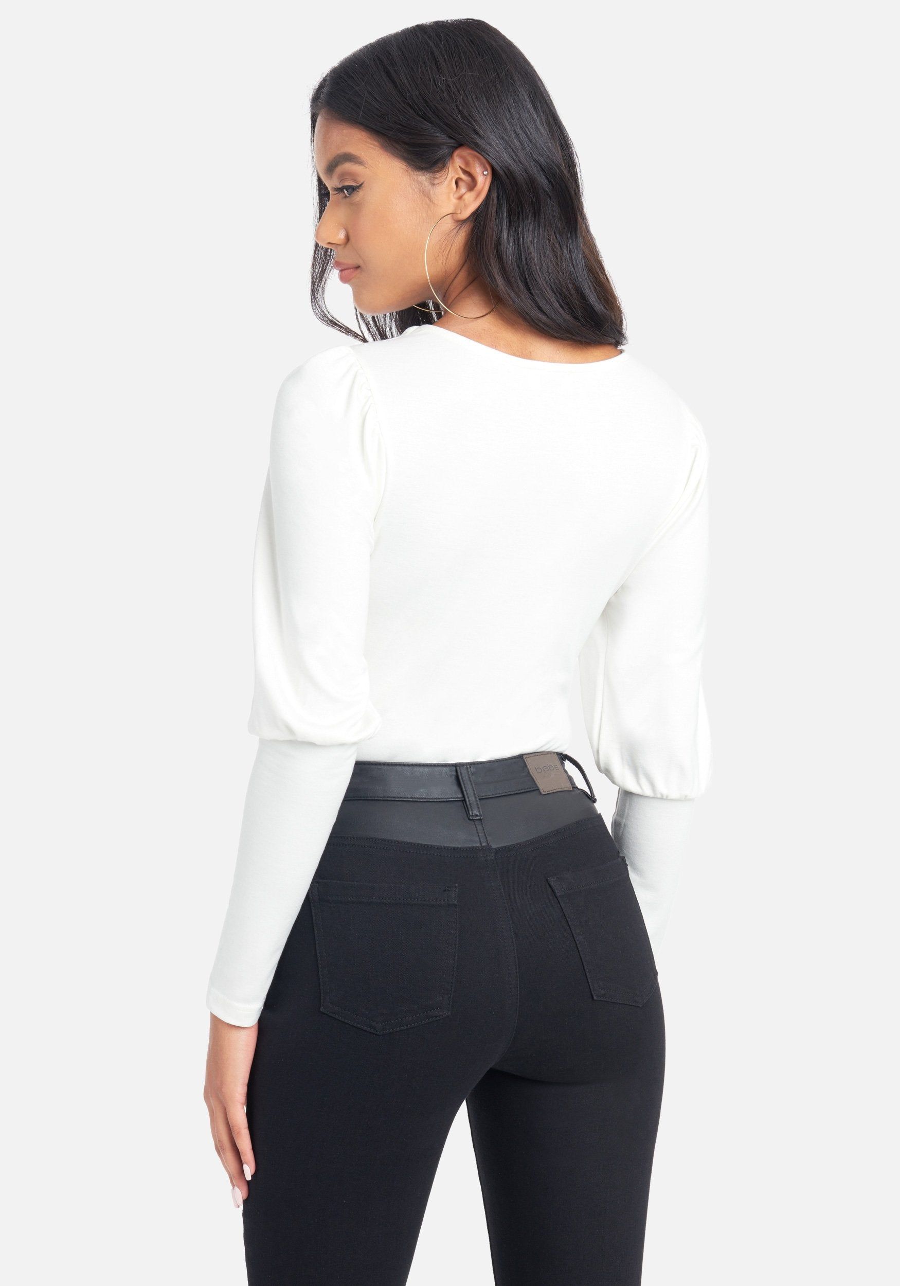 Sweetheart Puff Sleeve Top sold by Bebe product image thumbnail 3