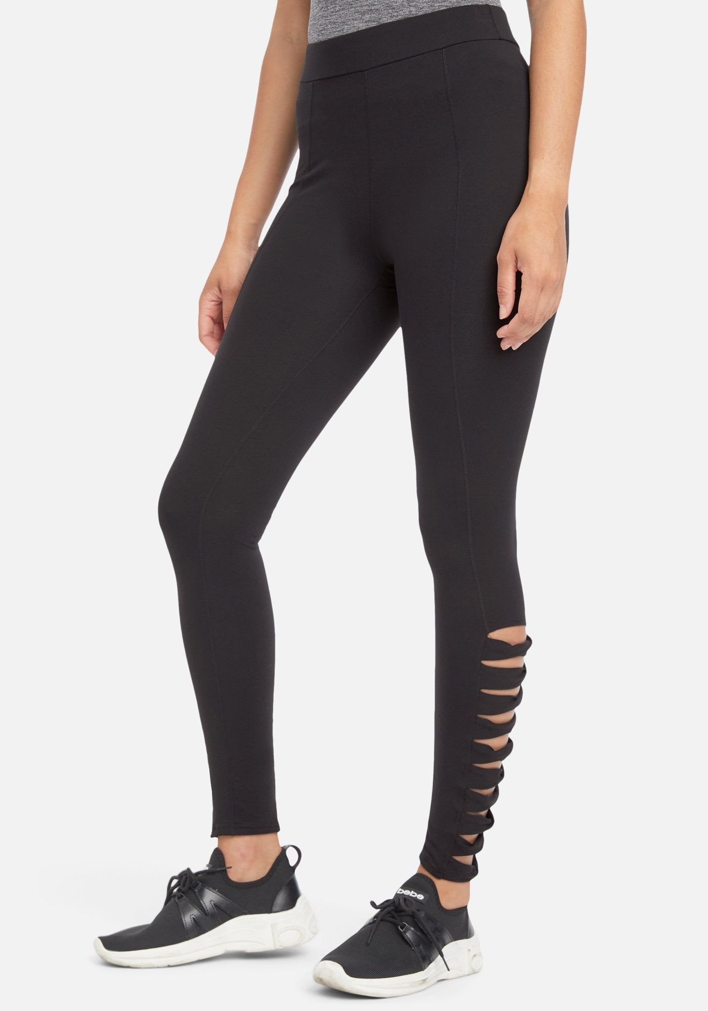 Cut Out Scuba Legging sold by Bebe