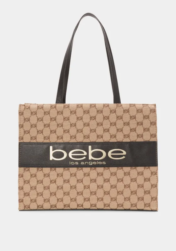Serena Large Jacquard Tote sold by Bebe