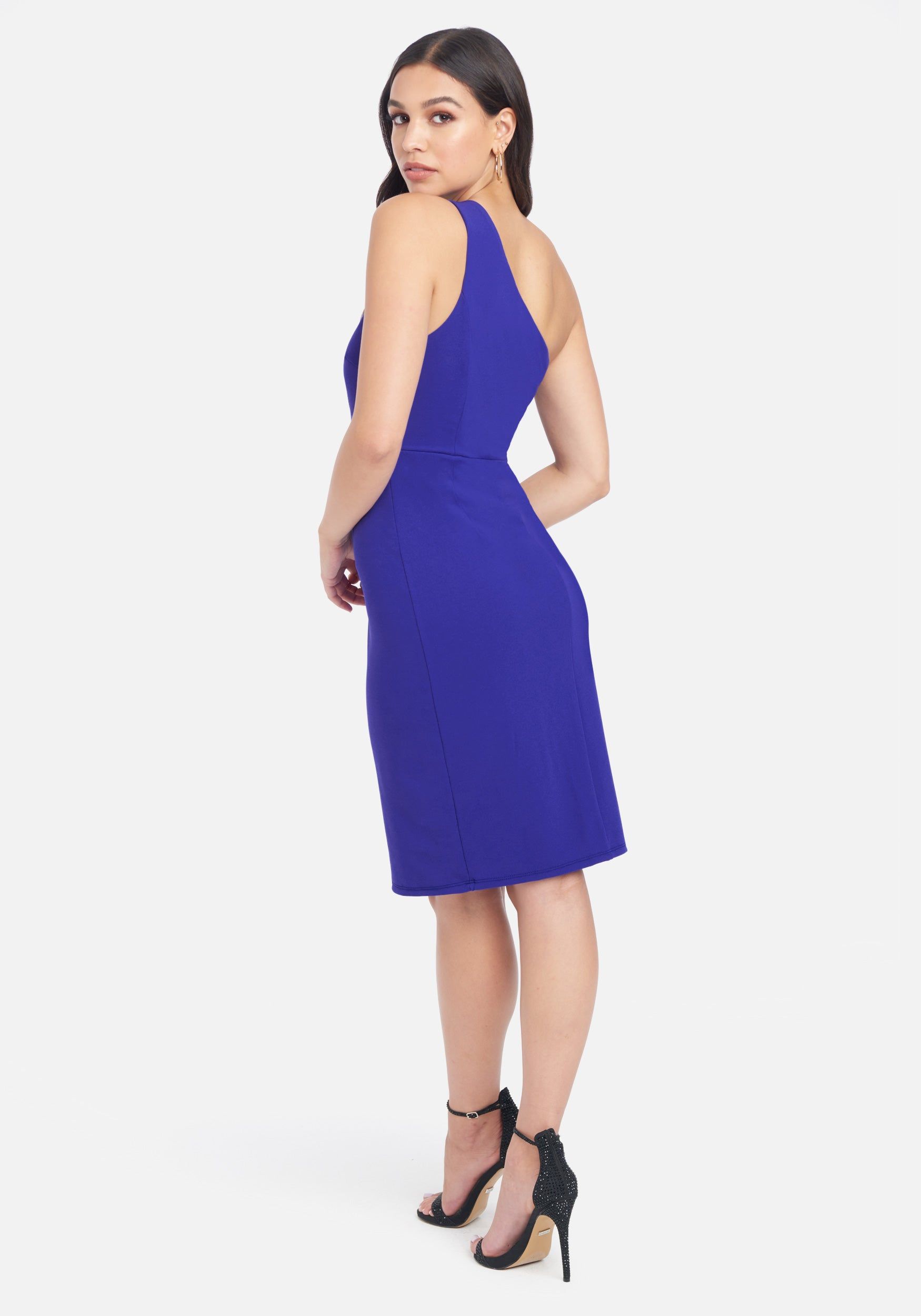 Bodycon One Shoulder Cutout Dress sold by Bebe product image thumbnail 3