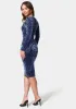 Velvet Burnout Midi Dress sold by Bebe