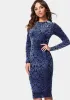 Velvet Burnout Midi Dress sold by Bebe