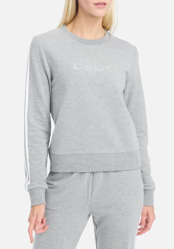 Bebe Logo Contrast Sweater sold by Bebe