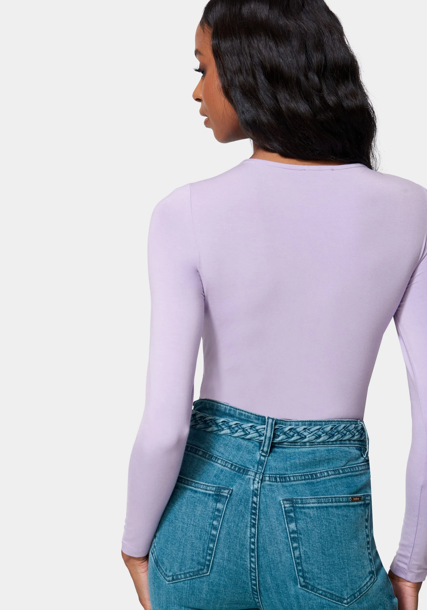 Cross Front Knit Top sold by Bebe product image thumbnail 3