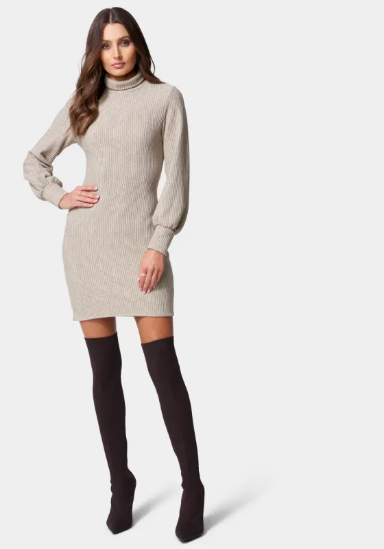 Turtle Neck Sweater Dress sold by Bebe